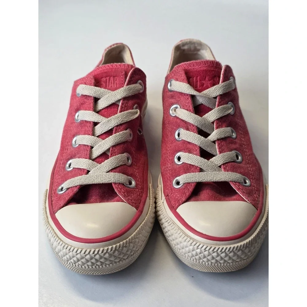 Converse All Star Men's Sneakers Size 4 Women's Size 6 Pink Red Shoes Early 2011 - Picture 4 of 14